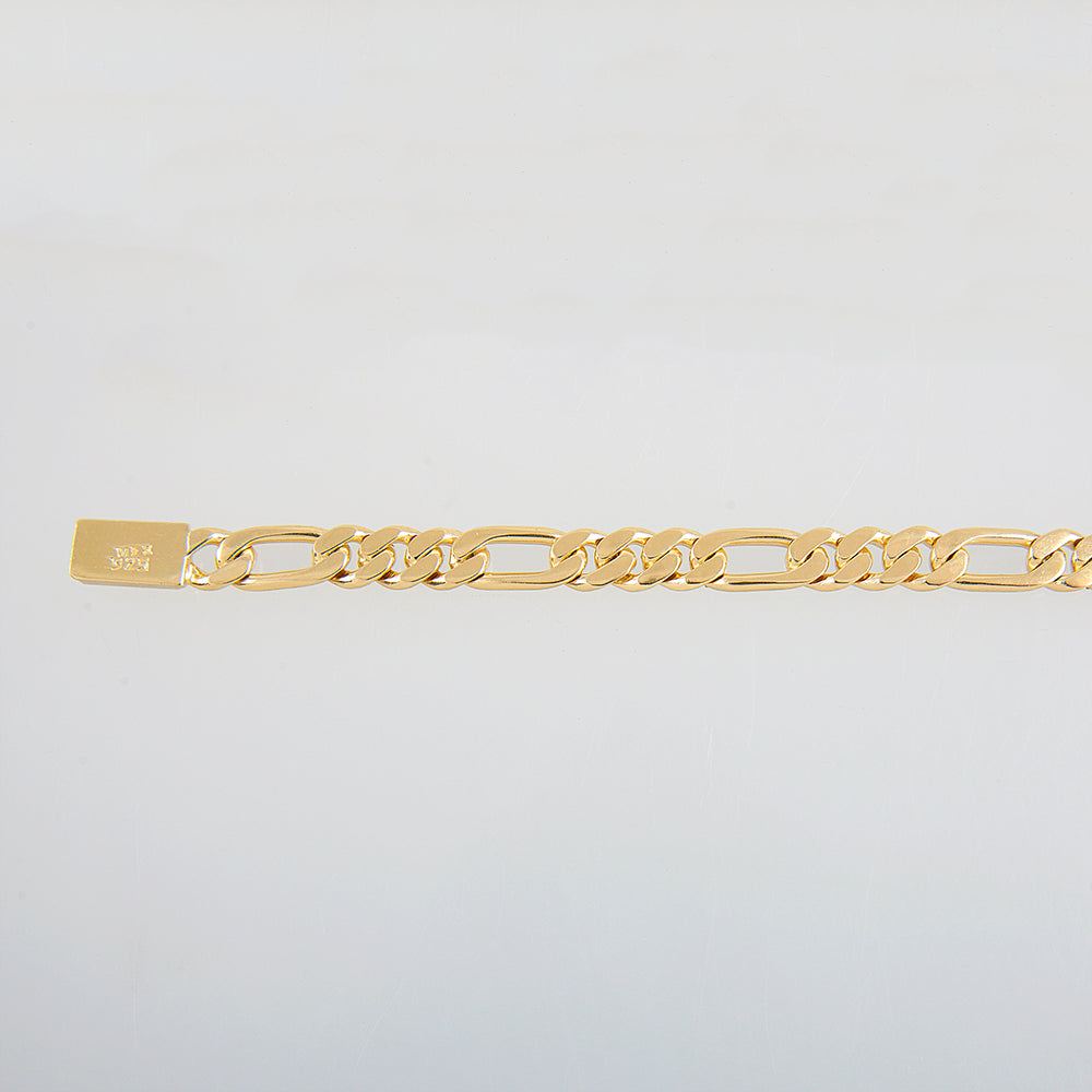 Unisex | Pulsera Tejido Cartier HM Liso 1 - 6 mm – Plata Con Baño De Oro Italiano 24k