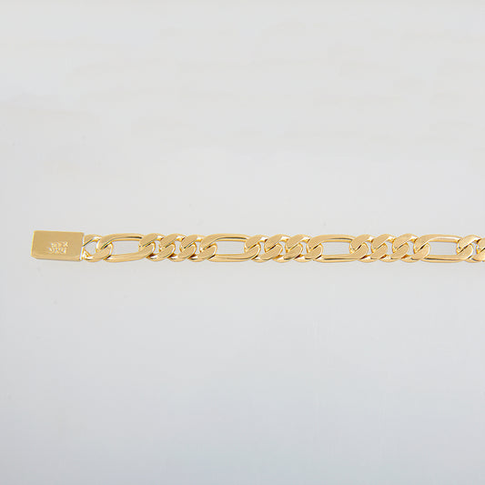 Unisex | Pulsera Tejido Cartier HM Liso 1 - 6 mm – Plata Con Baño De Oro Italiano 24k