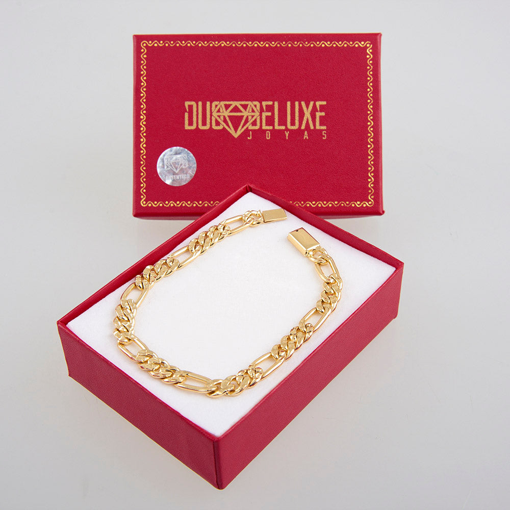 Unisex | Pulsera Tejido Cartier HM Diamantado 1 - 6 mm – Plata Con Baño De Oro Italiano 24k