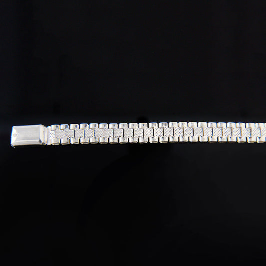 Unisex | Pulsera Tejido Rolex RP1 - 6 mm – Unisex – Plata Ley .925