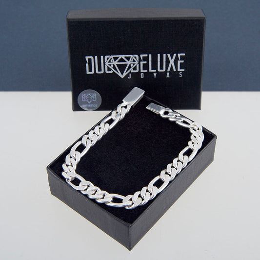 Unisex | Pulsera Tejido Cartier HM Liso 2 - 8 mm – Unisex – Plata Ley .925