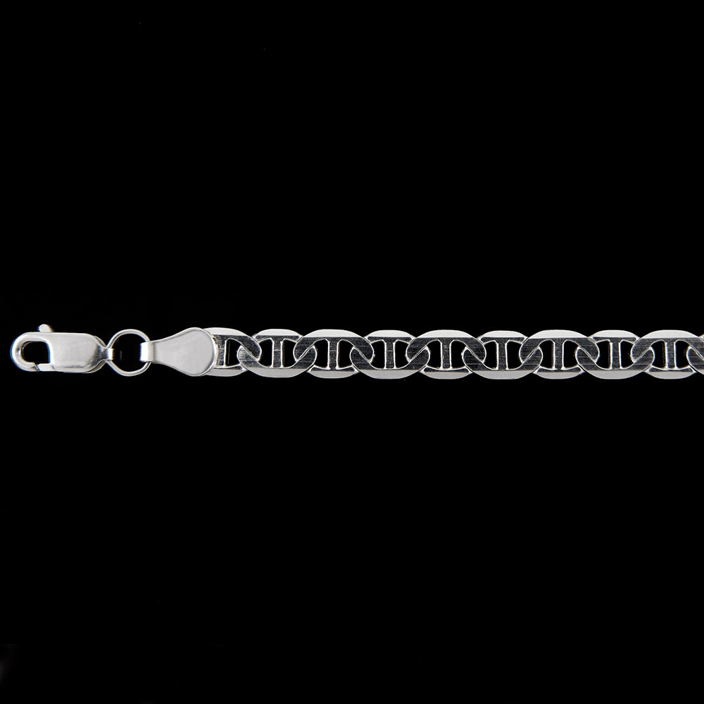 Unisex | Pulsera Tejido Gucci Liso 3 - 5 mm – Unisex – Plata Ley .925