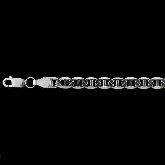 Unisex | Pulsera Tejido Gucci Liso 3 - 5 mm – Unisex – Plata Ley .925