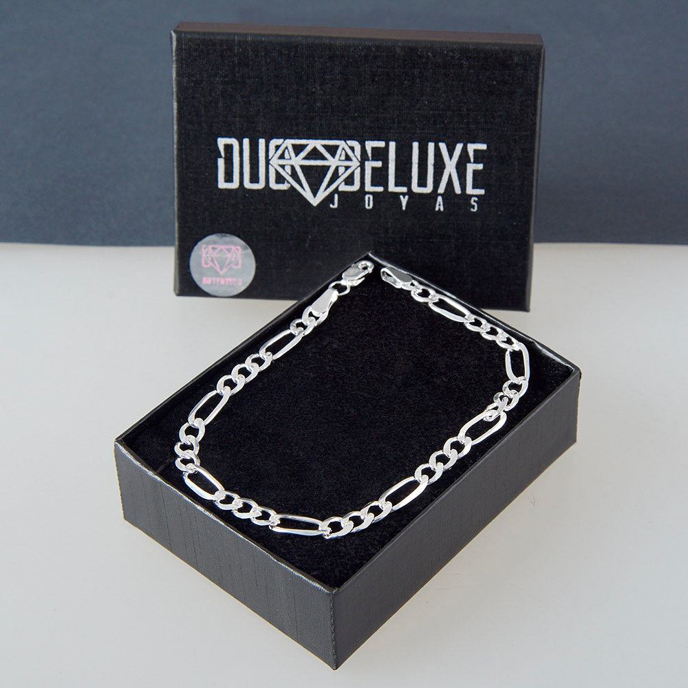 Unisex | Pulsera Tejido Cartier Diamantado 2 - 5 mm – Plata Ley .925