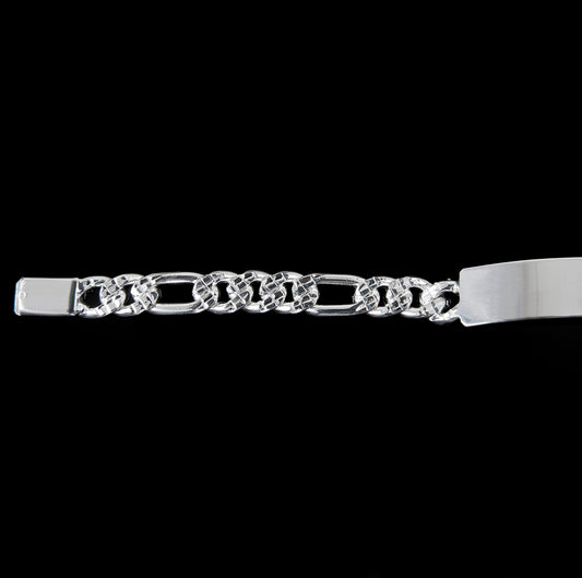 Hombre | Esclava Tejido Cartier HM Diamantada 2 - 8 mm – Plata Ley .925