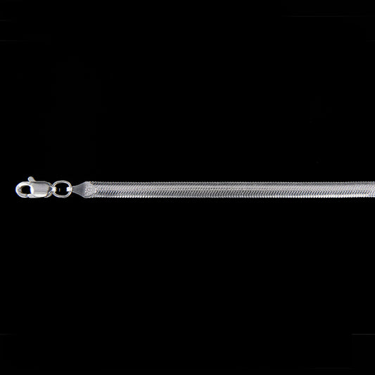 Cadena Serpiente - 3 mm - 40 cm - Unisex | Plata Ley.925