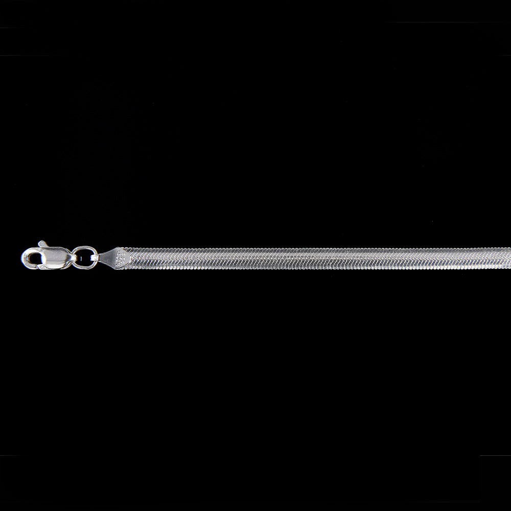 Cadena Serpiente - 3 mm - 40 cm - Unisex | Plata Ley.925