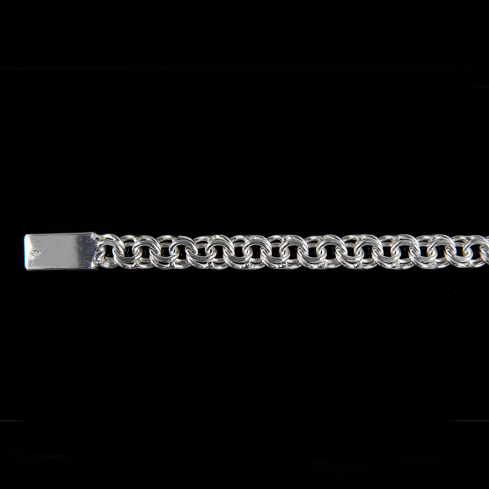 Cadena China - 6 mm - 60 cm - Unisex | Plata Ley.925