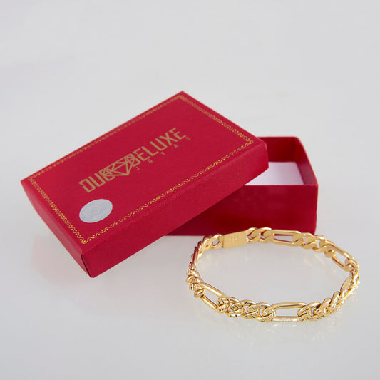 Unisex | Pulsera Tejido Cartier HM Diamantado 2 - 8 mm – Plata Con Baño De Oro Italiano 24k